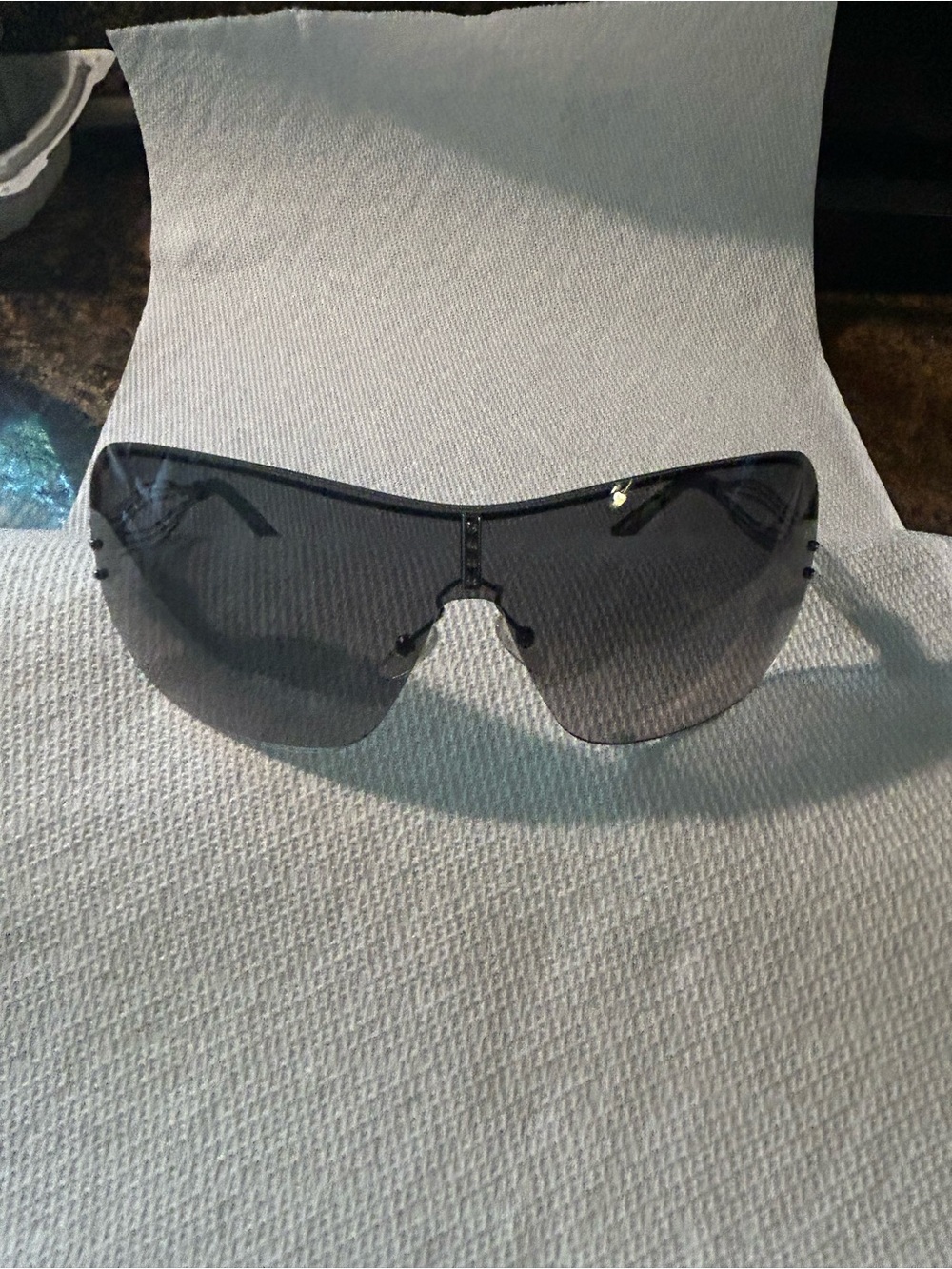 Jean Paul Gaultier Charcoal Sunglasses Arm Detail